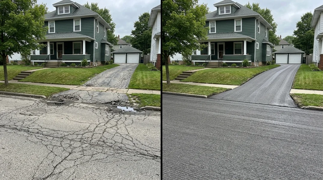 Result asphalt paving in Akron - Akron Asphalt Paving